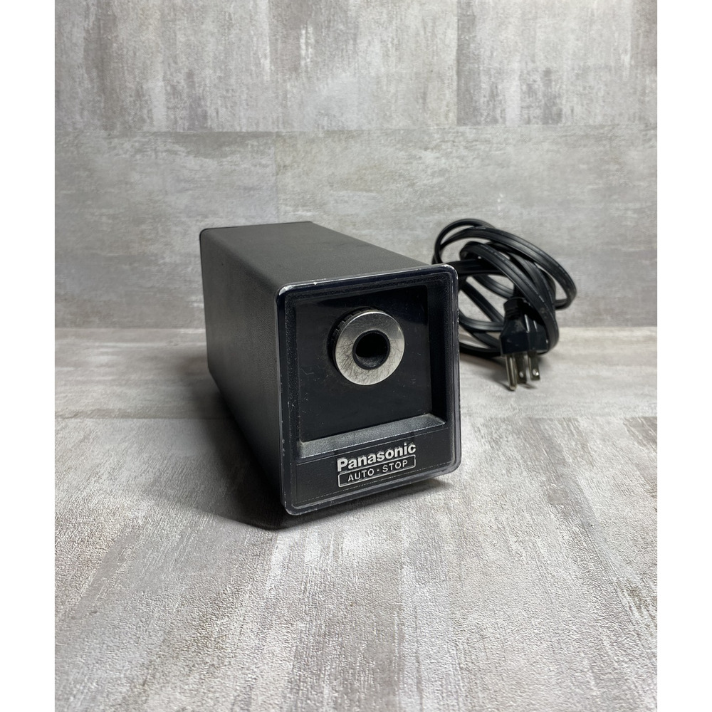 Vintage Panasonic KP-77 Electric Pencil Sharpener Auto-Stop Japan Office School